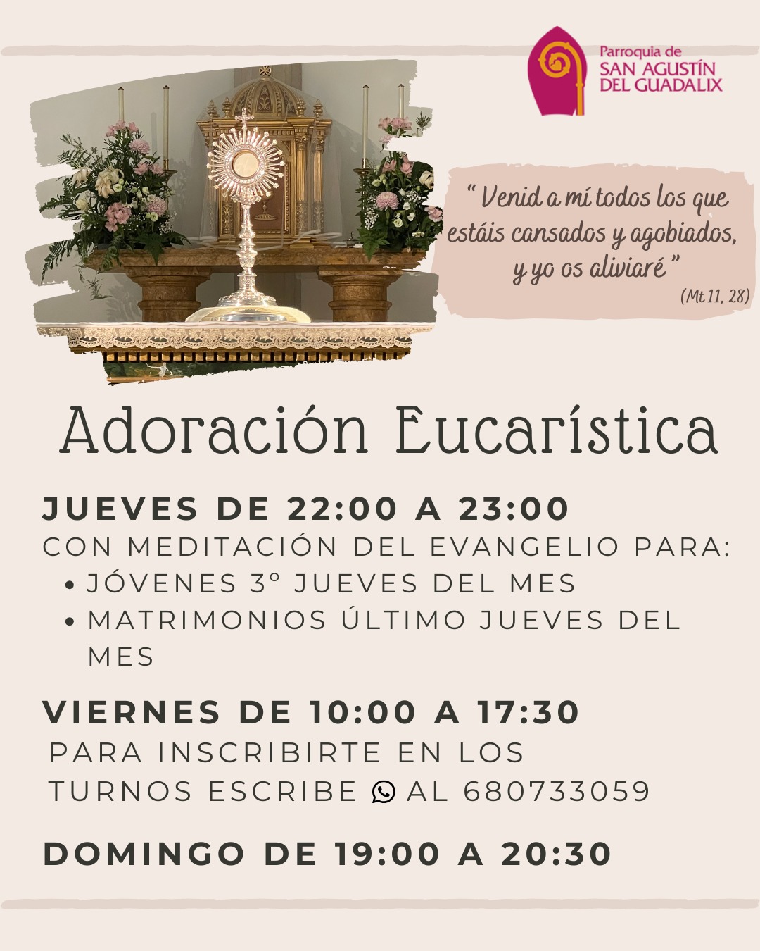 Adoración Eucarística