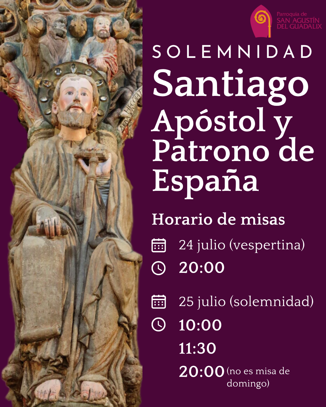 CELEBRACIÓN DE LA SOLEMNIDAD DE SANTIAGO APÓSTOL, PATRONO DE ESPAÑA
