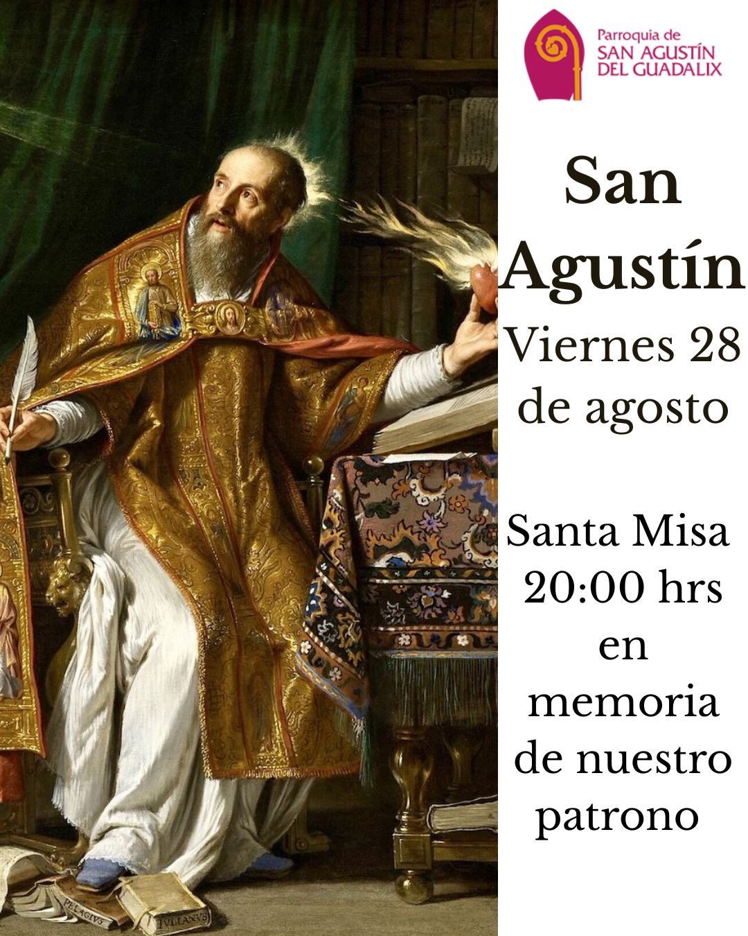 SANTA MISA EN MEMORIA DE NUESTRO PATRONO